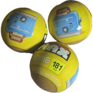 Lot Of (3) ZURU MAX Premium Home Collection ▪ TOASTER & TOAST ▪︎ 181 pieces 🟢